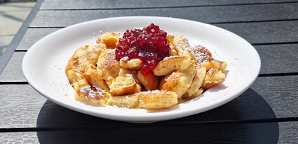 Bord met Kaiserschmarren